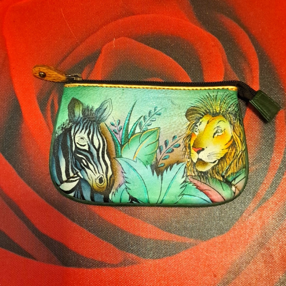 Anuschka Safari Coin Purse